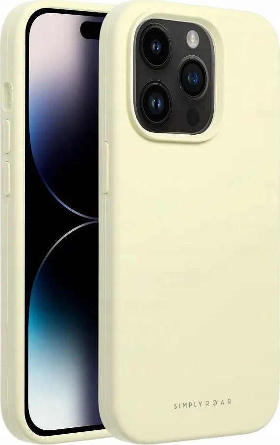 ROAR dėklas CLOUD SKIN, skirtas IPHONE 16 Pro Light Geltona