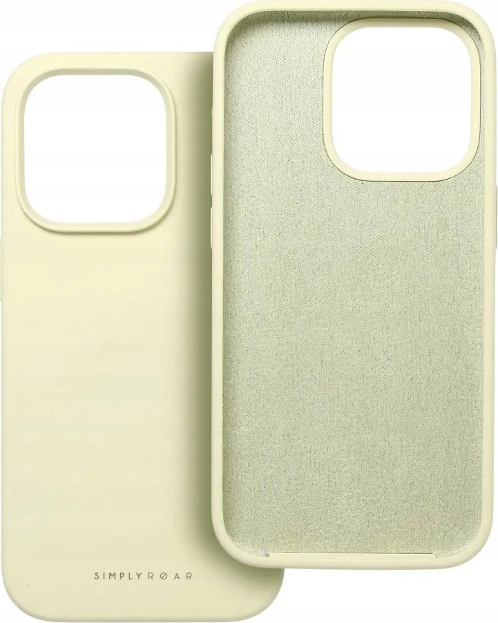 ROAR dėklas CLOUD SKIN, skirtas IPHONE 16 Pro Light Geltona