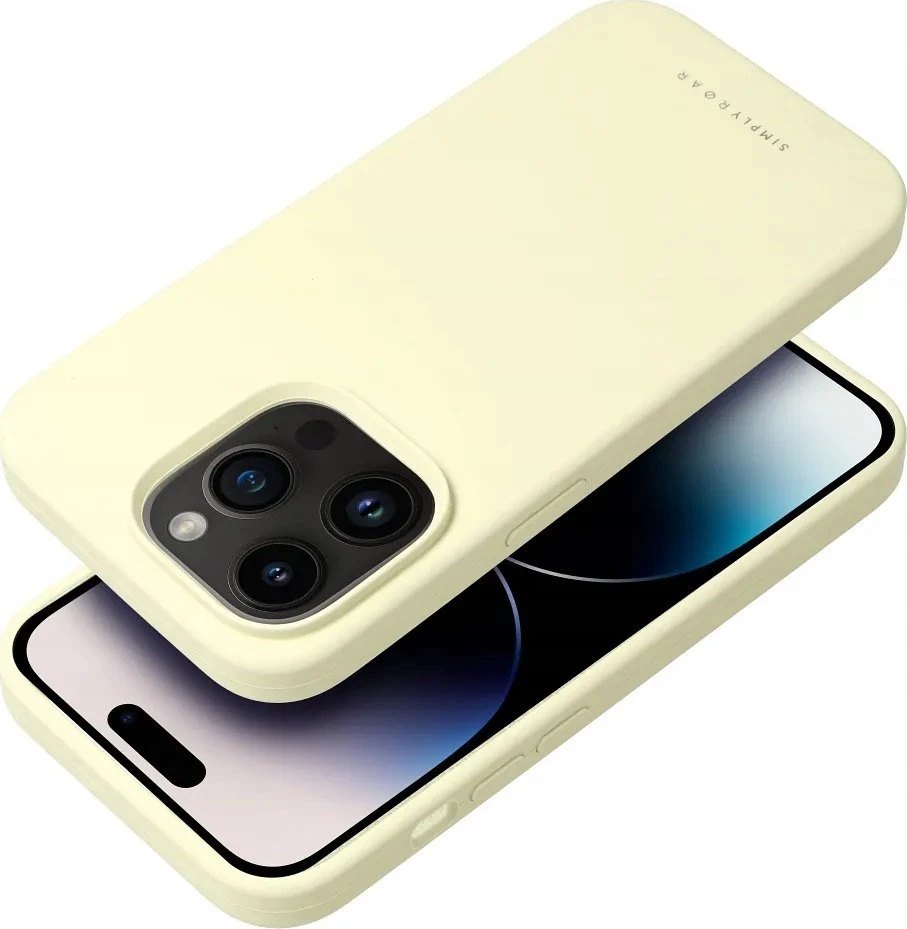 ROAR dėklas CLOUD SKIN, skirtas IPHONE 16 Pro Light Geltona
