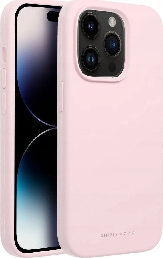 ROAR dėklas CLOUD SKIN, skirtas IPHONE 16 Light Rožinė
