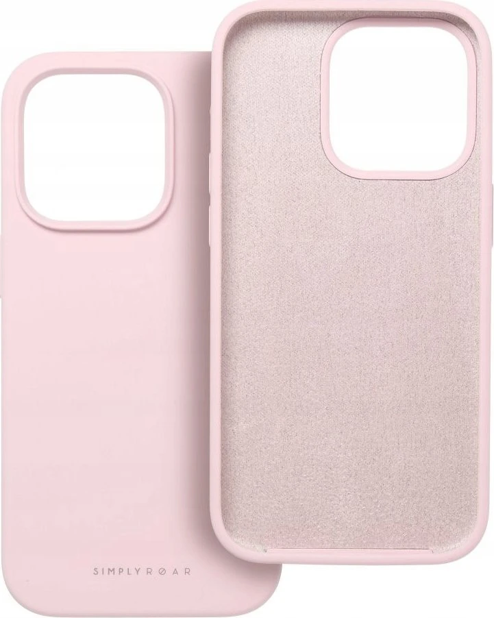 ROAR dėklas CLOUD SKIN, skirtas IPHONE 16 Light Rožinė