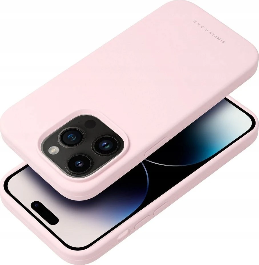 ROAR dėklas CLOUD SKIN, skirtas IPHONE 16 Light Rožinė