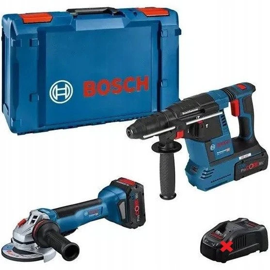 5 dalių akumuliatorinių įrankių rinkinys BOSCH