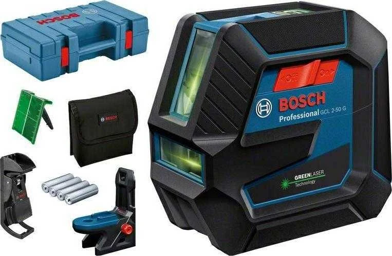 Kombinuotas lazerinis nivelyras Bosch GCL 2-50 G Professional