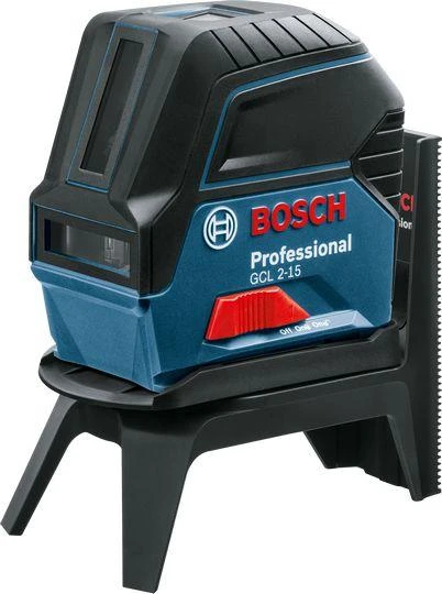 Bosch Kombinuotasis lazeris GCL 2-15 (3x1.5V AA , RM1, BM3, Case)