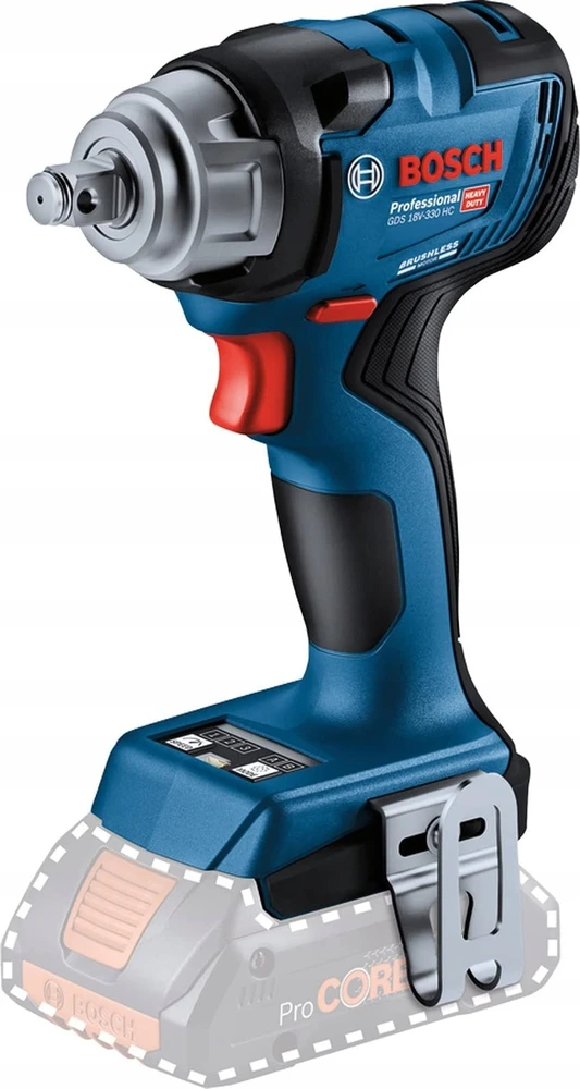 Bosch GDS 18V-330 HC, Solo kartonas
