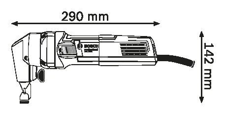 „Bosch Ripper GNA 75-16 750W“ (0601529400)