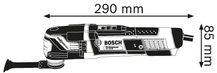 Bosch Daugiafunkcis įrankis GOP 55-36 550W (0601231101)