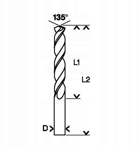 Grąžtas Bosch HSS-G grąžtai metalui 7,5mm, 1 vnt.