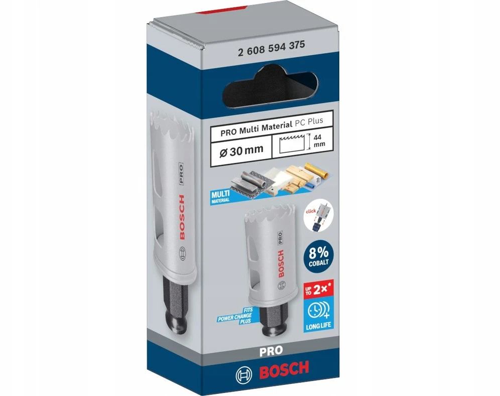 Bosch 30 mm ręž.karūna PRO PC Plus Multi Material