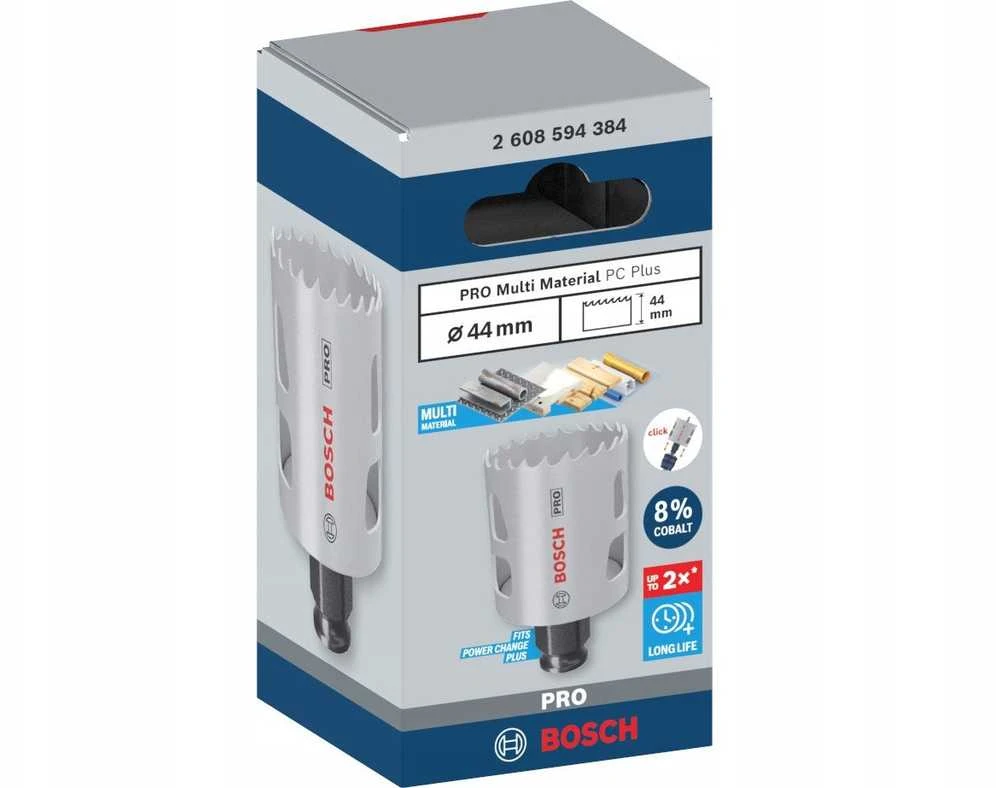 Bosch 44 mm ręž.karūna PRO PC Plus Multi Material