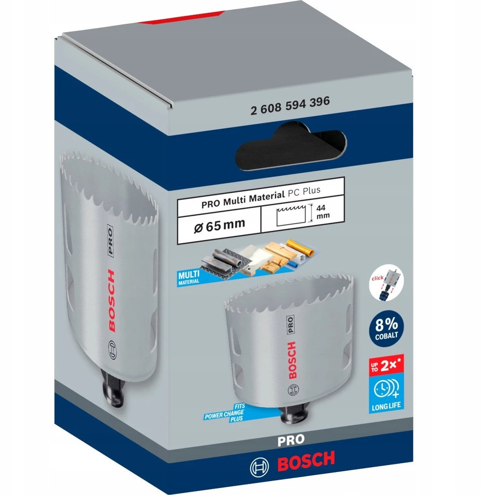 Bosch 65 mm ręž.karūna PRO PC Plus Multi Material