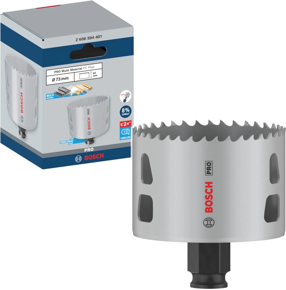 Bosch 73 mm ręž.karūna PRO PC Plus Multi Material
