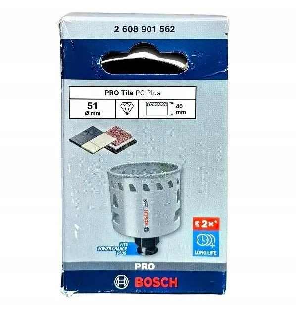 Bosch Gręžimo karūnėlė 51mm kietoms plytelems