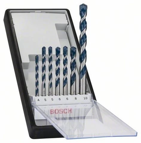 Bosch grąžtų betonui rinkinys ROBUST LINE CYL-5 4; 5; 6; 6; 8 mm, 5 vnt.