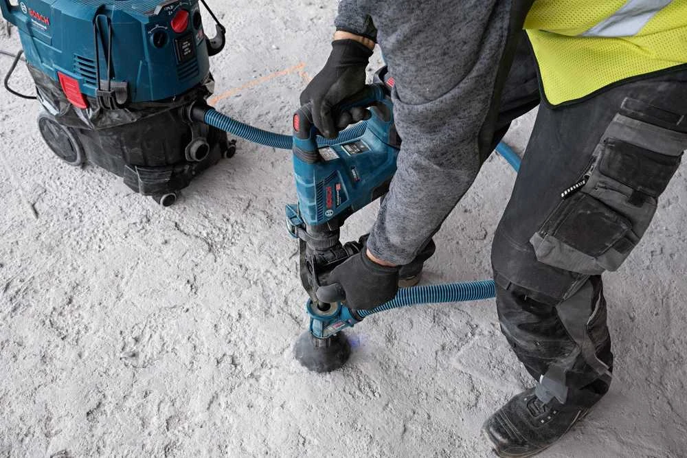 Akumuliatorinis smūginis gręžtuvas Bosch GSH 18V-5 Solo XL-Boxx