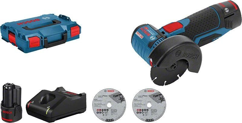 Bosch GWS 12V-76 profesionalus akumuliatorinis kampinis šlifuoklis
