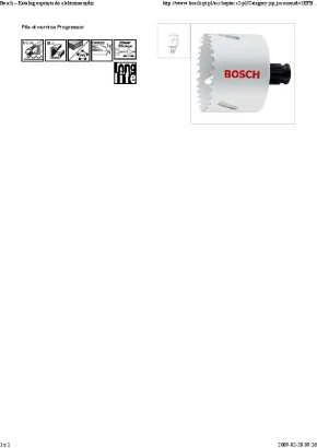 Bosch Hole pjūklas bimetalinis galios pokytis 35mm - 2608584626