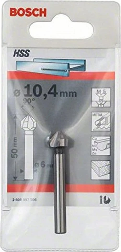 Kūginis gilintuvas Bosch 2608597506; 10,4x50 mm