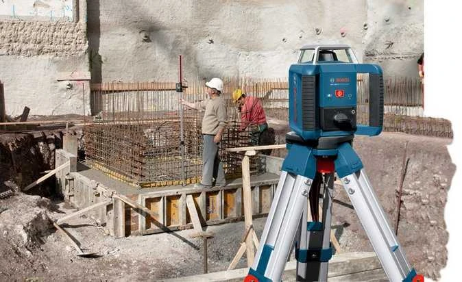 Grąžtas Bosch GRL 400 H lazerinis sraigtas, raud