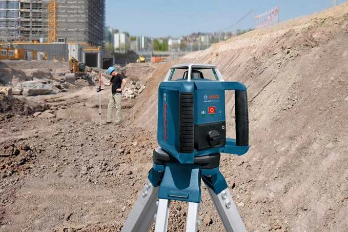Grąžtas Bosch GRL 400 H lazerinis sraigtas, raud
