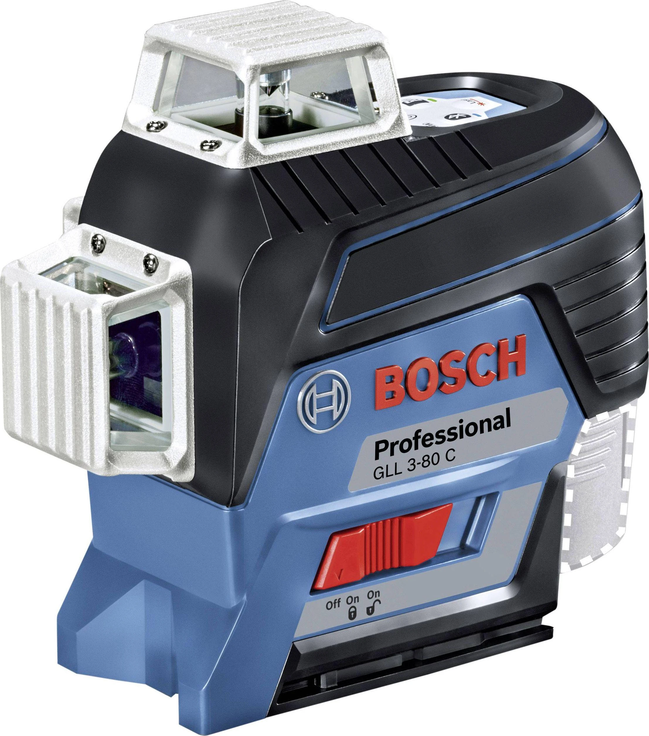 Bosch Linijinis lazerinis nivelyras GLL 3-80 C (4x1.5V AA, Carton)