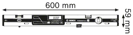 Bosch Skaitmeninis posvyrio matuoklis GIM 60 L