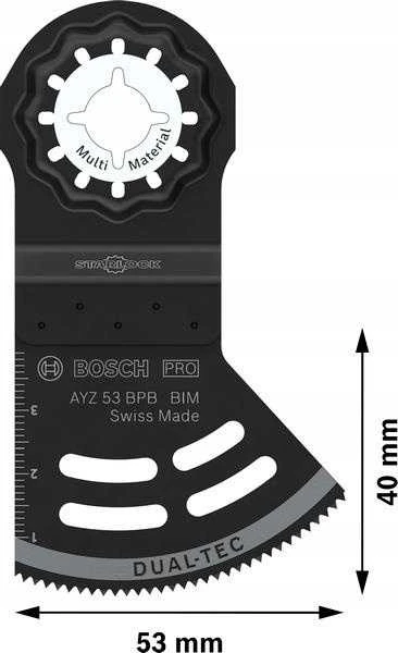 Bosch AYZ 53 BPB 53 x 40 mm STARLOCK 1 vnt.