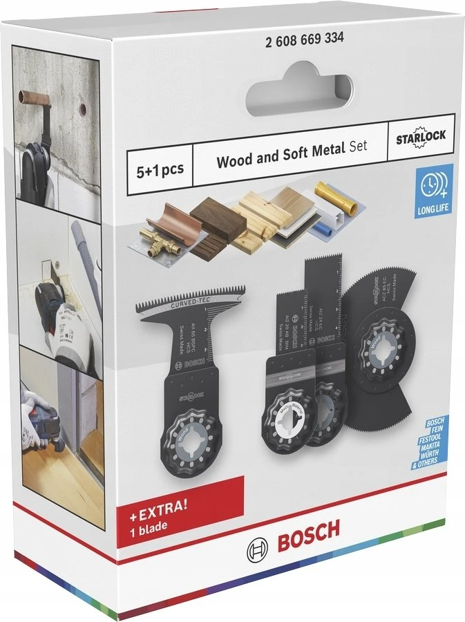 Priedų rinkinys Bosch Multi-Tool; 6 vnt.