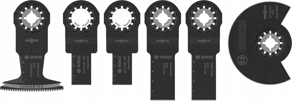 Priedų rinkinys Bosch Multi-Tool; 6 vnt.