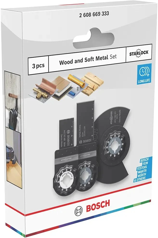 Priedų rinkinys Bosch 2608669333; 3 vnt.
