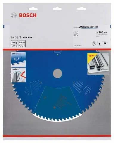 Bosch DISKINIS Pjūklas 305x25,4 mm 80 DANTŲ EXPERT NERŪDIJANČIO PLIENO / NERŪDIJANČIO PLIENO INOX