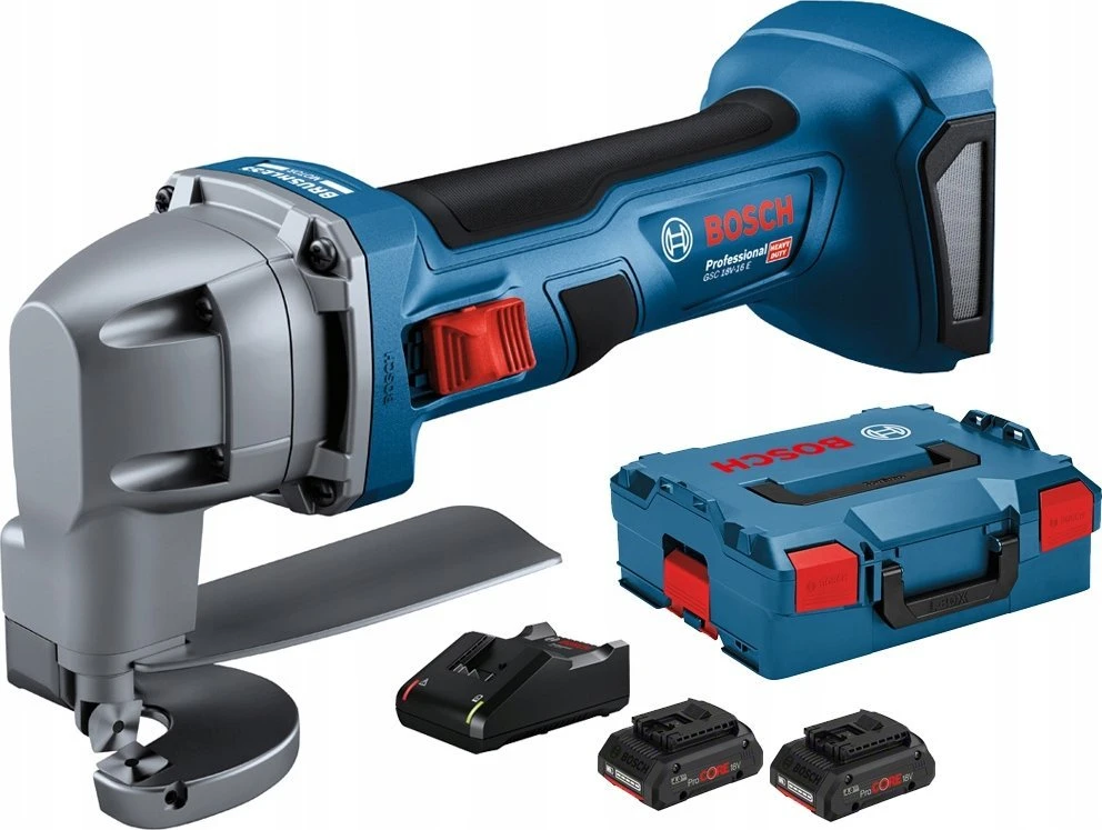 Bosch GSC 18V-16 E 2x4.0Ah ProC GAL 18V-40, LB