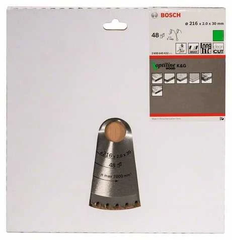 Bosch Stac.disk.pjūkl.diskas 216x30x48 medienai