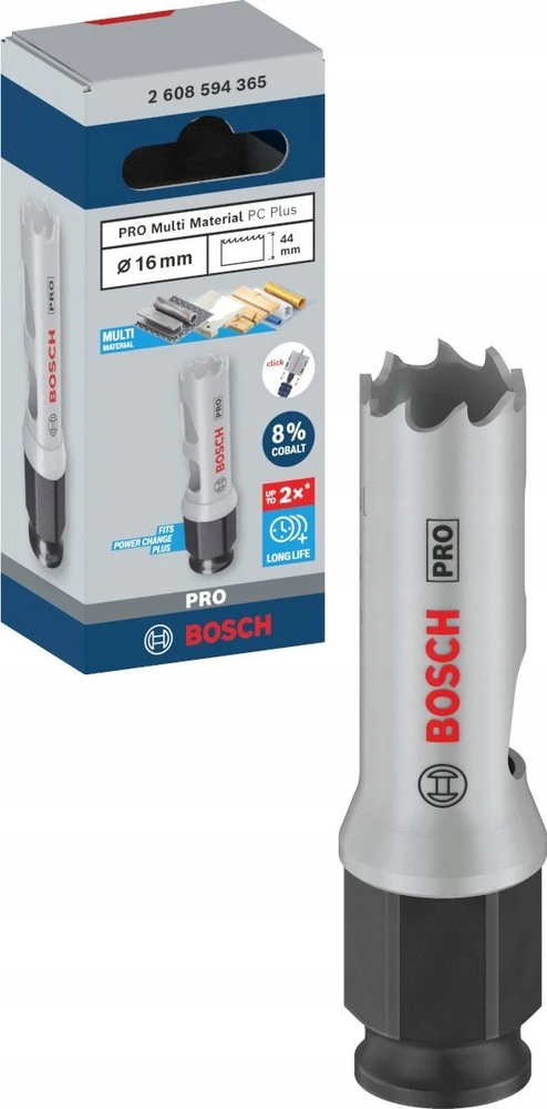 Bosch 16 mm ręž.karūna PRO PC Plus Multi Material