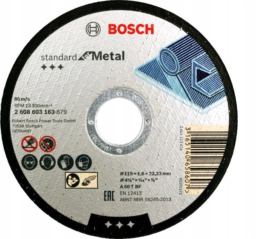 Bosch Pjov.diskas Standard 115x22x1.6 mm