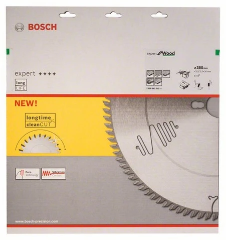 Pjovimo diskas Bosch Expert for Wood 2608642506; 250x30 mm; Z60