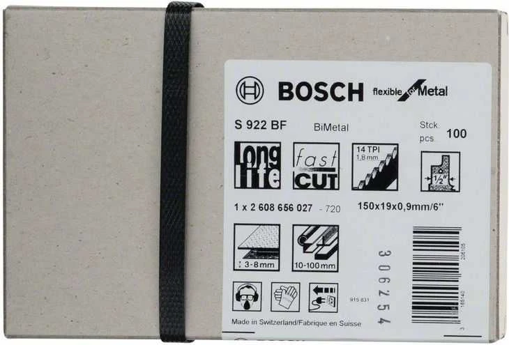 BOSCH PJŪKLĖS DIENAS PJŪKLUI S922BF 150mm METAL / 100vnt.