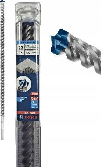 Grąžtas betonui Bosch 2608900235; 22x600x720 mm; SDS-max