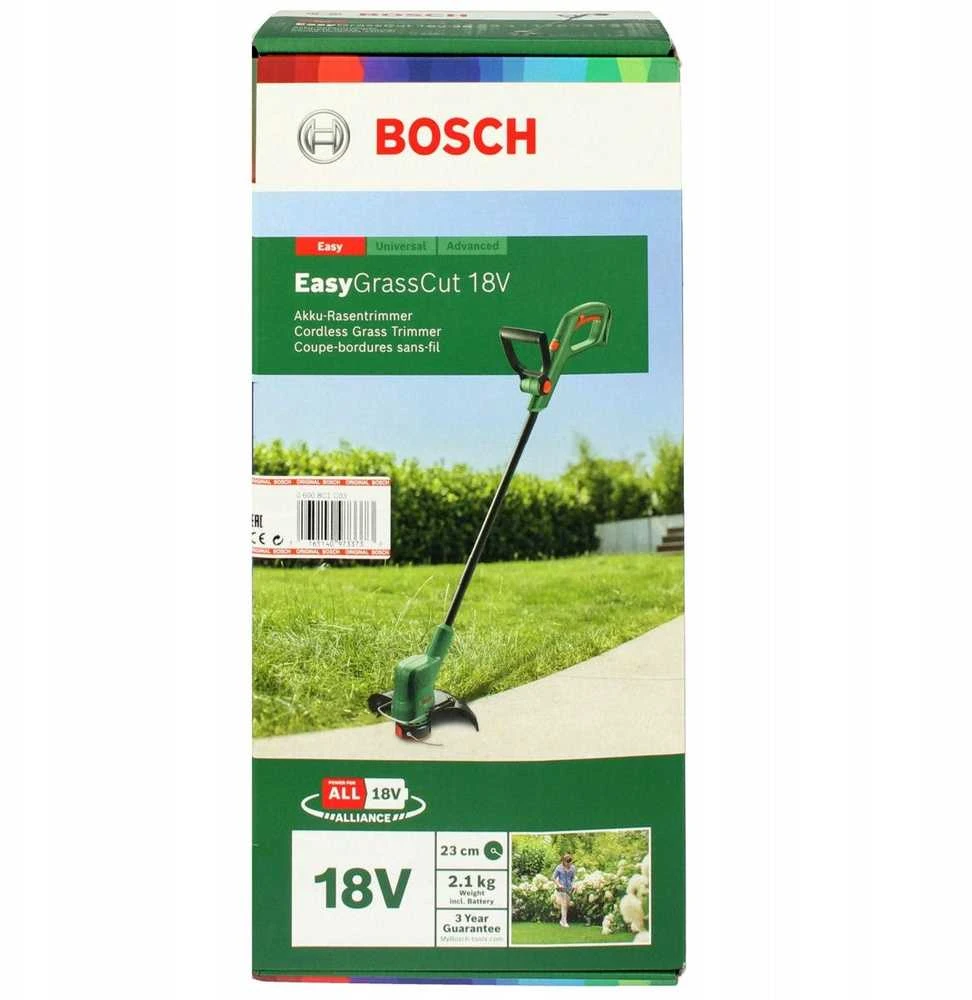 Žoliapjovė - trimeris Bosch EasyGrassCut 18V-230; 18 V (be akumuliatoriaus ir pakrovėjo)