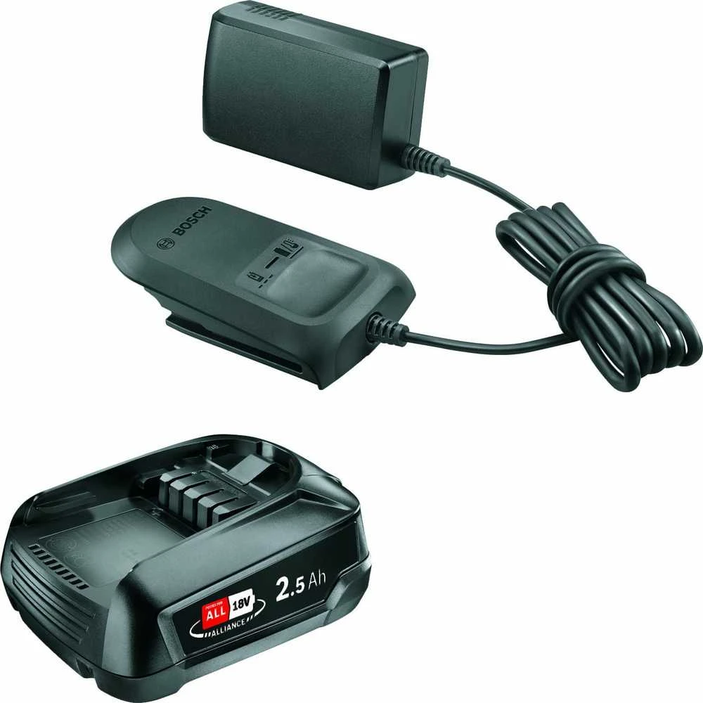 Bosch 18V akumuliatoriaus komplektas su krovikliu
