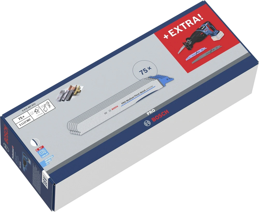 BOSCH PJŪKLELIŲ RINKINYS 75vnt. + GSA 18V-28