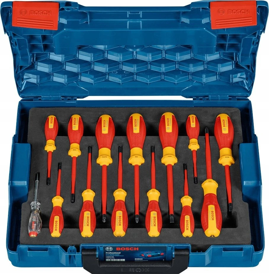 Atsuktuvų rinkinys Bosch 1600A02NF9; 14 vnt. + L-BOXX 102