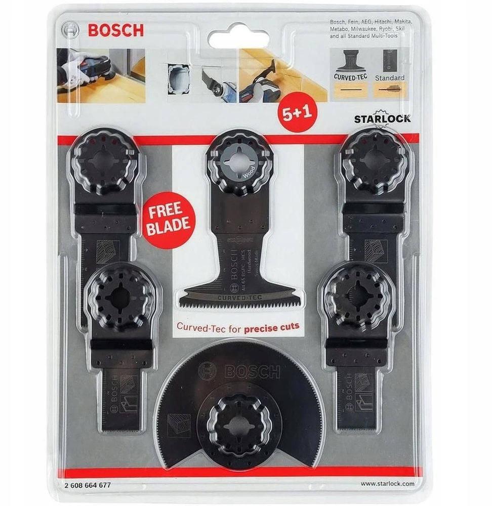 Priedų rinkinys Bosch 2608664677; 6 vnt.