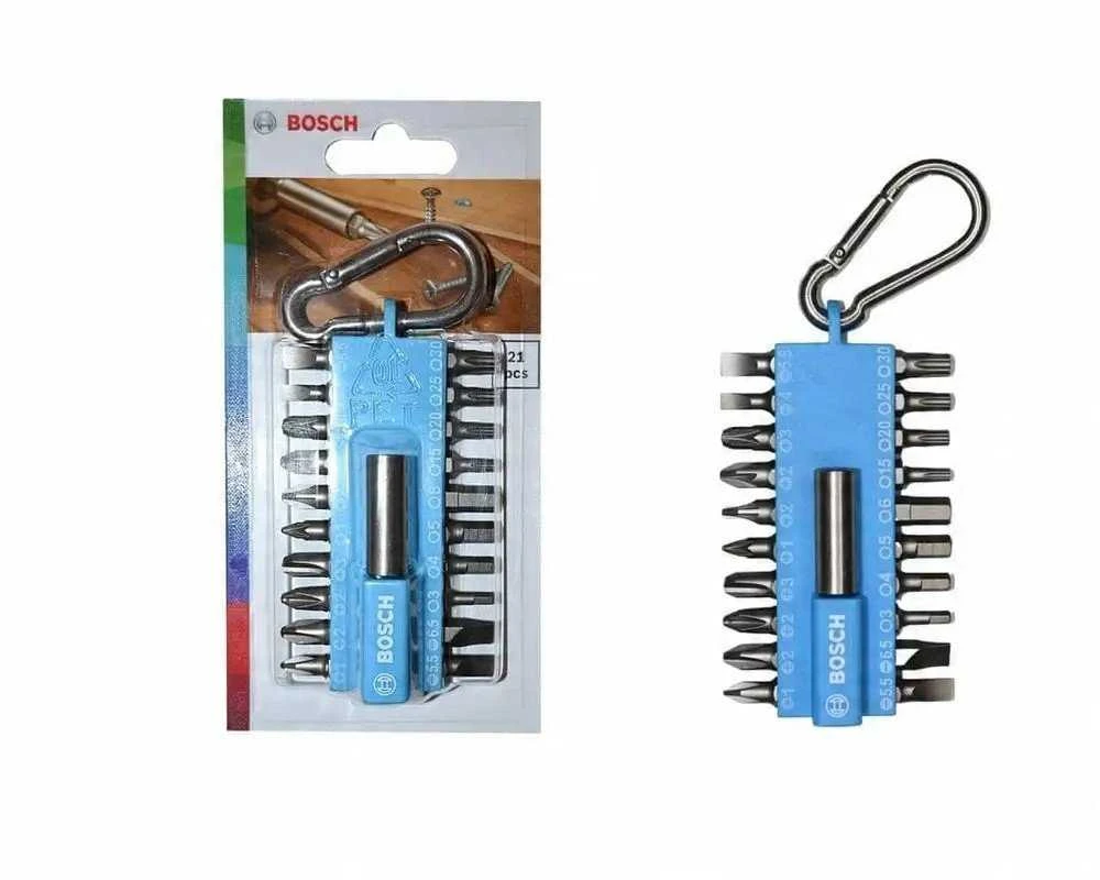 Bosch 21 dalių suktuvo antgaliu komplektas