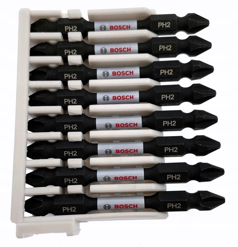 Smūginių sukimo antgalių rinkinys Bosch 2608522337; PH2; 65 mm; 8 vnt.