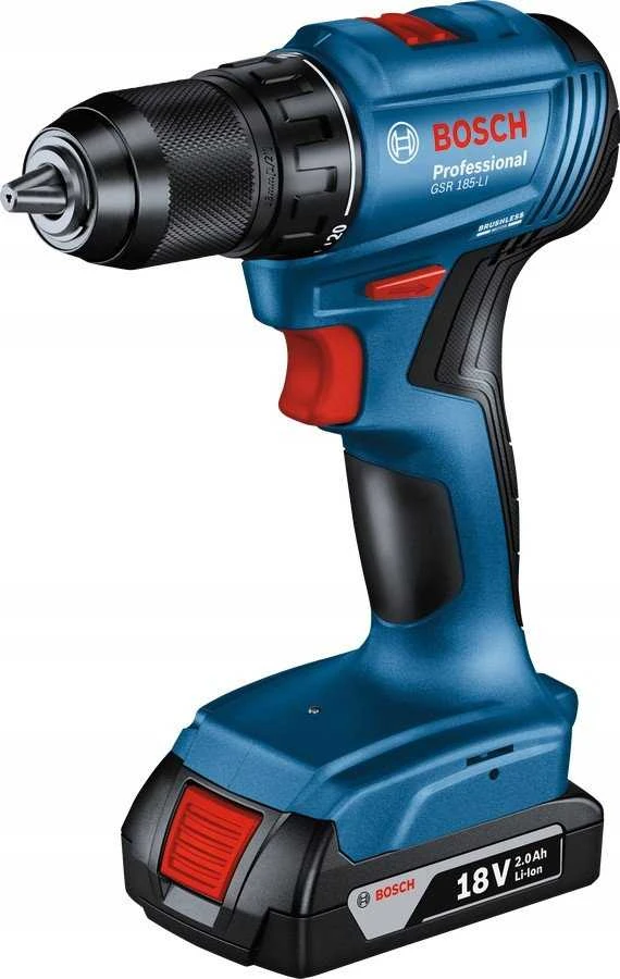Bosch GSR 185-LI suktuvas su 18V akumuliatoriumi