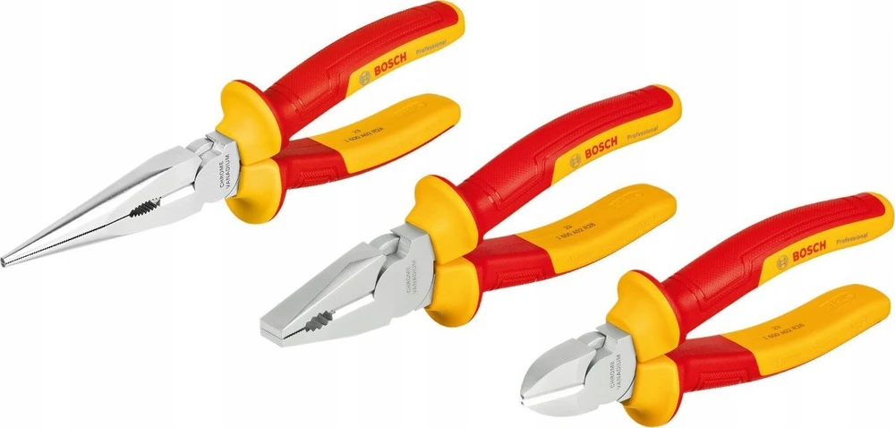 Bosch VDE Plier Set 3pc