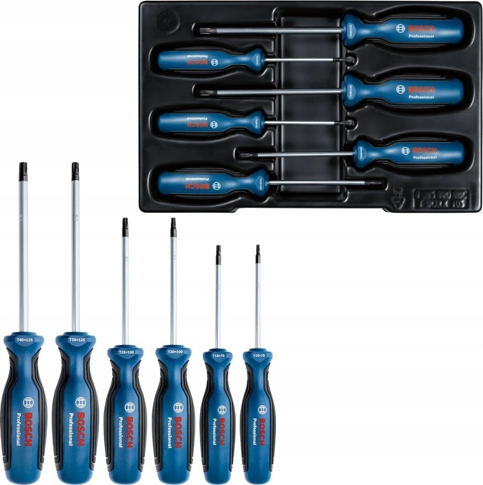 Bosch Torx atsuktuvų rinkinys 6 vnt