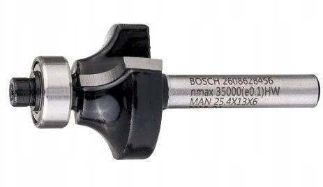 Bosch Frezos 6 mm R9,5 mm,D31,8 mm, L16,2